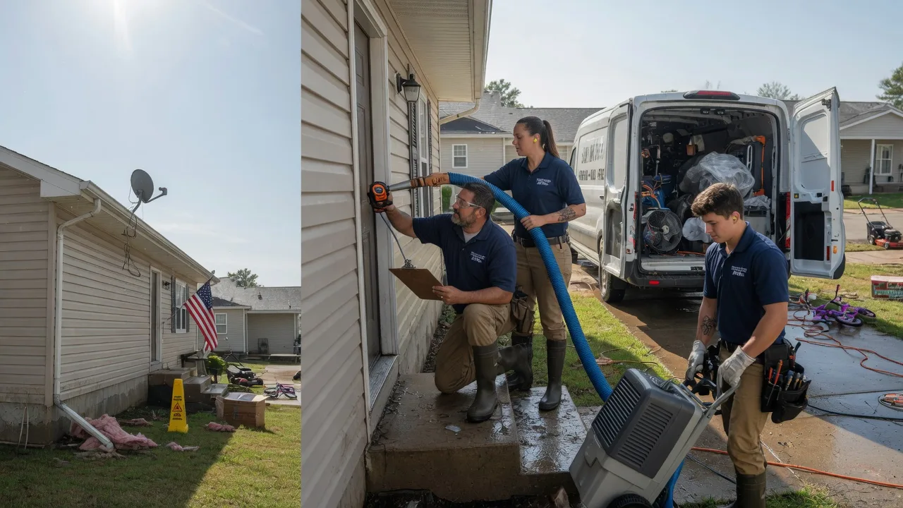 Ceiling Water Damage Restoration in Nortonville, KY near me
